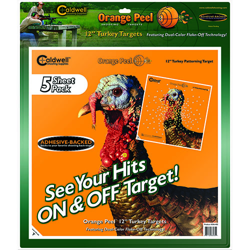 ¡Consigue tus objetivos con los dianas Orange Peel® de Caldwell! Su tecnología de doble color te muestra los impactos claramente, incluso a larga distancia.