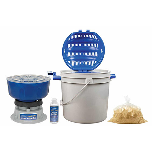 Con el Frankford Arsenal Quick-N-EZ Case Tumbler, limpia tu brass de forma rápida y económica, ¡hasta 600 casos de 9mm en un solo ciclo!