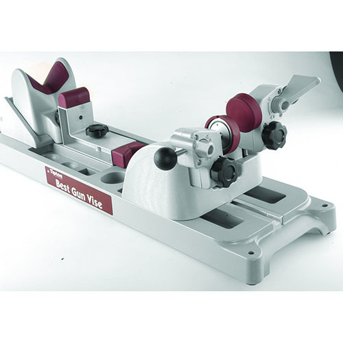 El Tipton Best Gun Vise™ es ideal para limpiar y mantener tus armas, se adapta a rifles, escopetas, AR-15 y pistolas, con materiales resistentes y ajustes precisos.