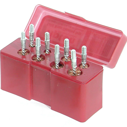 Descubre el set de cepillos de bronce Tipton, específico para calibres, en una caja duradera. Perfecto para mantener tu arma limpia y lista para usar.