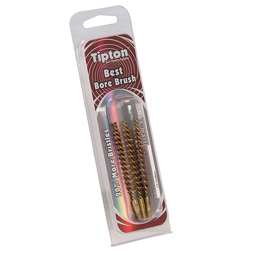 Las brochas Tipton® Best Bore son las mejores, con un núcleo de alambre de latón, 20% más cerdas que las estándar y cumplen con especificaciones militares.