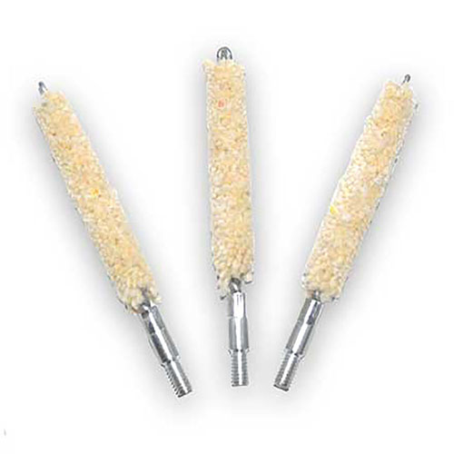 Los Mop de Bore Tipton, 100% algodón, son ultra-absorbentes y perfectos para aplicar solventes y lubricantes en tu cañón y recámara.