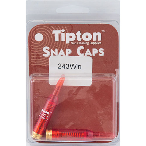 Los Tipton Snap Caps son ideales para proteger el percutor, ajustar el trigger pull y liberar tensión de los muelles al almacenar tus rifles.