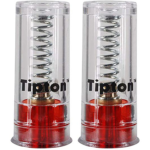 Los Tipton Snap Caps son ideales para proteger el percutor de tu escopeta de 12 Gauge, ajustar el gatillo y liberar la tensión de los resortes al almacenar.