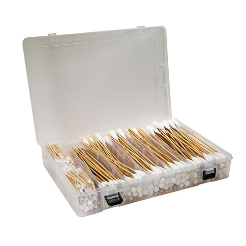 Los Tipton Power Swabs son hisopos desechables con mango de bambú flexible de 7.5