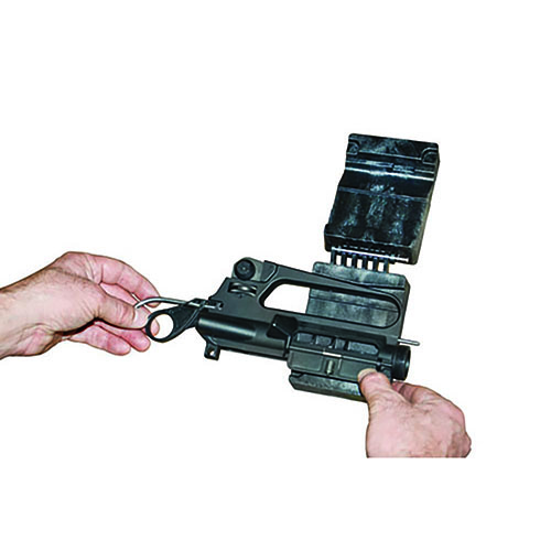 El Delta Series AR-15 Upper Vise Block es ideal para asegurar tu receptor AR-15 sin dañar su acabado, perfecto para mantenimiento y montaje de cañones.