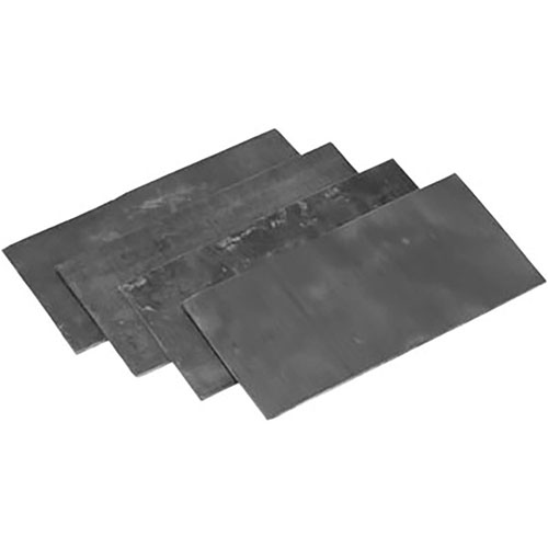 Las shims de vise de plomo Wheeler mejoran el agarre de tu arma sin dañar el acero ni el acabado, ideales para colocar entre el cañón y los bushings.