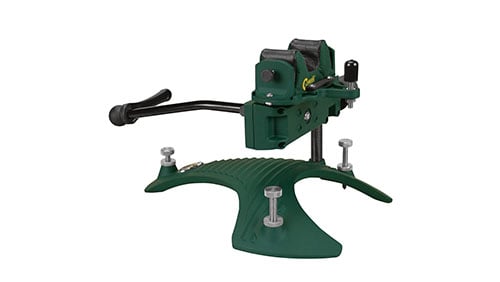 El Caldwell Fire Control® Front Rest es ideal para tiradores de Benchrest, con una base de hierro fundido de 15” x 11.5” y un peso de 18lbs para máxima estabilidad.