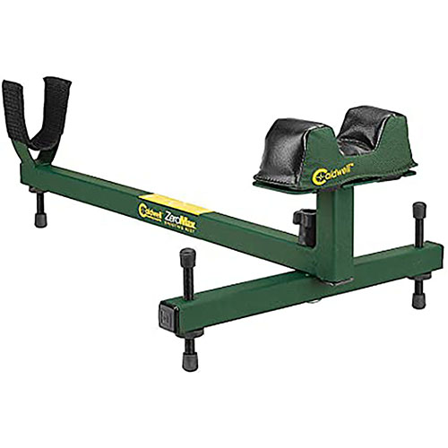 El Caldwell® ZeroMax™ Shooting Rest es un soporte metálico de longitud completa que ofrece estabilidad y facilidad de uso, sin complicaciones ni altos costos.