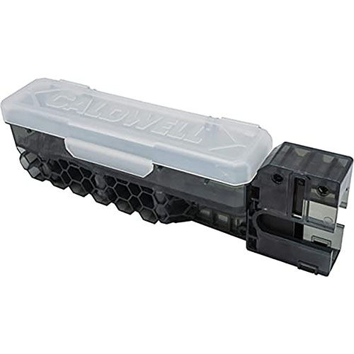 El Caldwell 22LR AR-15 22 Mag Charger carga tus revistas AR-15 en segundos, con capacidad para 100 balas y construcción duradera, ¡la forma más rápida de cargar!