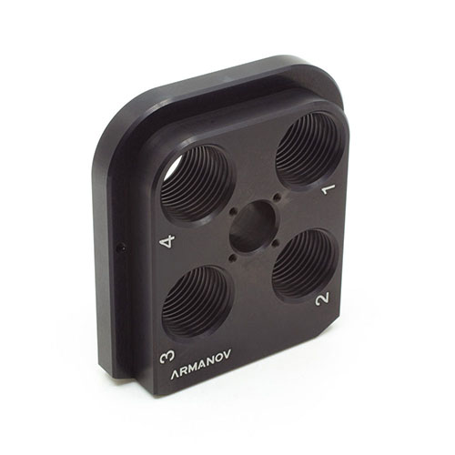 Mejora la precisión de tu recarga con el Toolhead ARMANOV Dillon RL550, que permite un alineamiento perfecto y una mejor concentricidad en tus municiones.