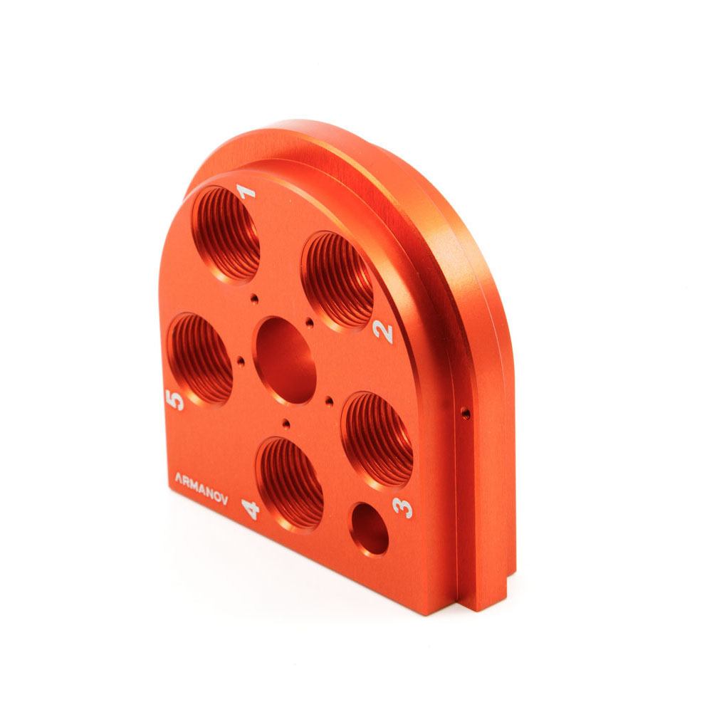 Descubre el Toolhead ARMANOV Dillon 650: Zero Play y Free Float, para una alineación perfecta de tus balas y una precisión superior en cada disparo.