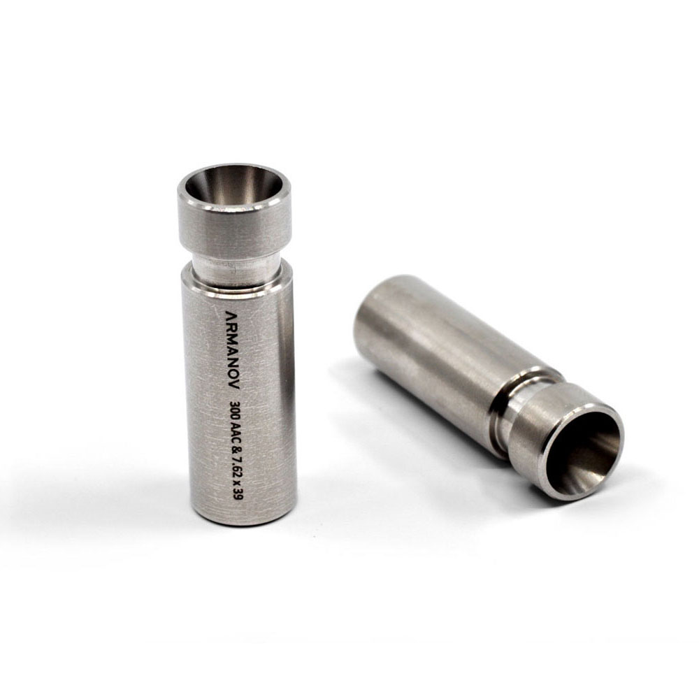 El embudo ARMANOV para Dillon facilita la recarga de 300 AAC Blackout y 223 Remington, ahorrándote tiempo y dinero, y es compatible con todos los medidores Dillon.