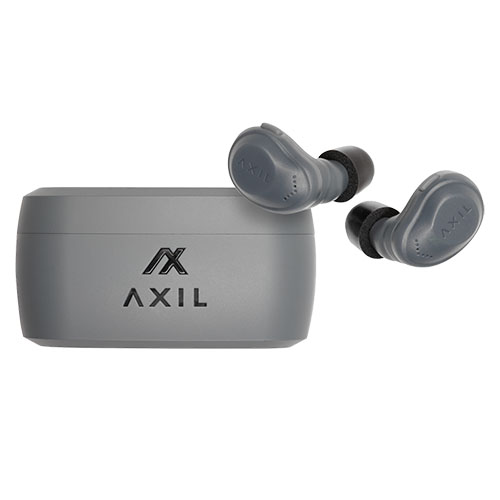 Con XCOR de AXIL, mejora tu audición y protege tus oídos con compresión digital, control táctil y una batería de 15 horas en un estuche USB-C.