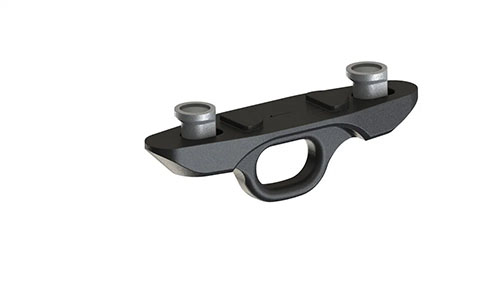 El adaptador KeyMod para HK Snap Hook de ERATAC te permite una rápida conexión y desconexión de accesorios, mejorando la versatilidad de tu equipo.