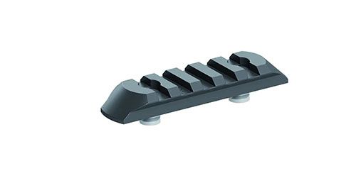 El KeyMod Picatinny-Rail de 5 slots de ERATAC te permite personalizar tu arma fácilmente, ofreciendo versatilidad y un montaje seguro para accesorios.