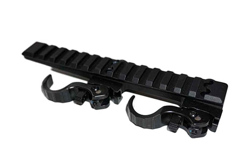Con el Picatinny Riser de ERATAC, monta tus accesorios tácticos de forma rápida y segura, y eleva tus miras red dot para una mejor visión y comodidad.