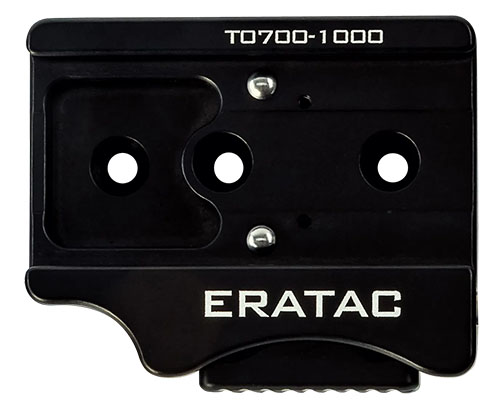 El Slider Ball-Locking de ERATAC ofrece resistencia al retroceso sin juego mecánico y un sistema de liberación rápida para un ajuste fácil con una mano.