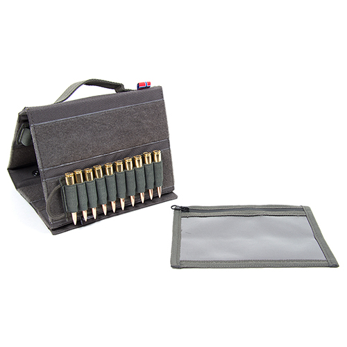 Organiza tus documentos y lleva hasta 40 cartuchos en un solo lugar con el ULFHEDNAR Ammunition Folder, ¡siempre listo para el campo de tiro!