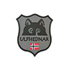 🛡️ Consigue el parche ULFHEDNAR Ulfhednar Logo Velcro-Patch de 8cm con diseño de cabeza de lobo. Perfecto para personalizar tu equipo. ¡Aprende más y compra ahora! 🐺
