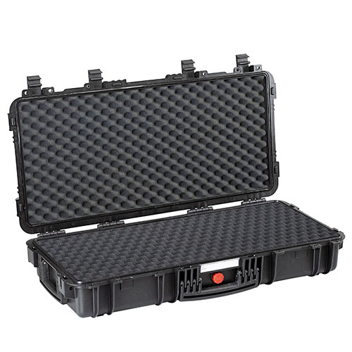 Protege tu equipo con el RED 7814 de Explorer Cases: resistente al agua, con bisagras metálicas, y espacio personalizable para tus necesidades.