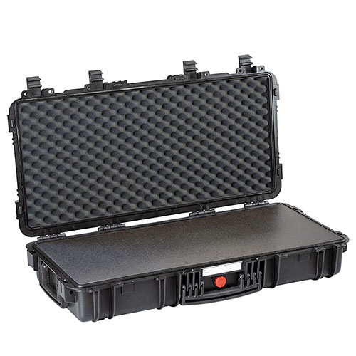 Protege tu arma con el EXPLORER CASES Red 7814: resistente al agua, seguro y con espuma densa, ideal para transporte en avión y personalizable a tu medida.