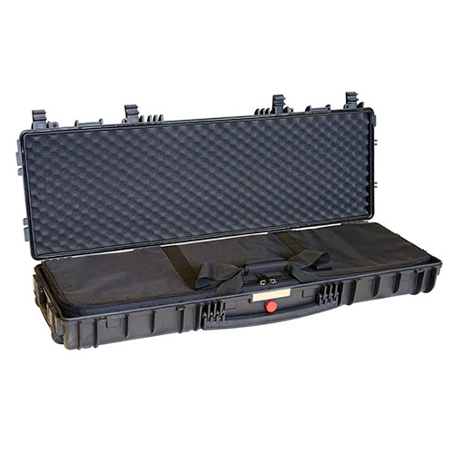 Protege tu arma con el maletín Explorer Cases Red 11413, indestructible, resistente al agua y con múltiples funciones, ideal para tus necesidades.