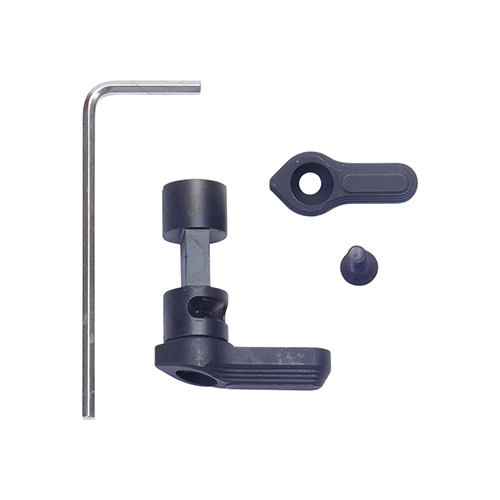 El selector de seguridad ambidiestro Schmeisser ofrece operación 45°/90° suave, instalación fácil y controles ergonómicos para máxima seguridad y comodidad.