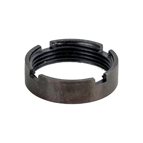 El AR-15 Mil-Spec Castle Nut asegura el buffer tube a tu receptor inferior, es compatible con la mayoría de las culatas y mejora la precisión y fiabilidad.