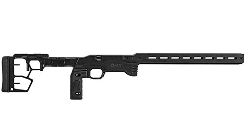 El ACC Premier GEN2 ofrece estabilidad, personalización y fácil instalación, ideal para competiciones de tiro con su forend compacto y sistema de peso MDT.