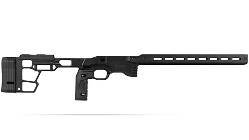 El ACC Premier GEN2 ofrece estabilidad, personalización y fácil instalación, ideal para competiciones de tiro con su forend de 15" y sistema de peso MDT.