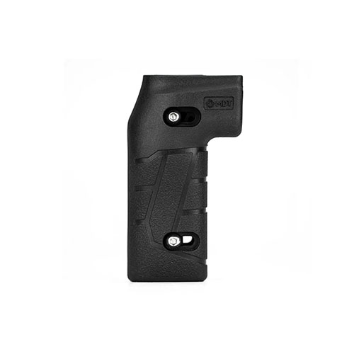 El MDT Adjustable Vertical Pistol Grip permite un ajuste perfecto para la colocación de los dedos, mejorando la precisión y comodidad al disparar.
