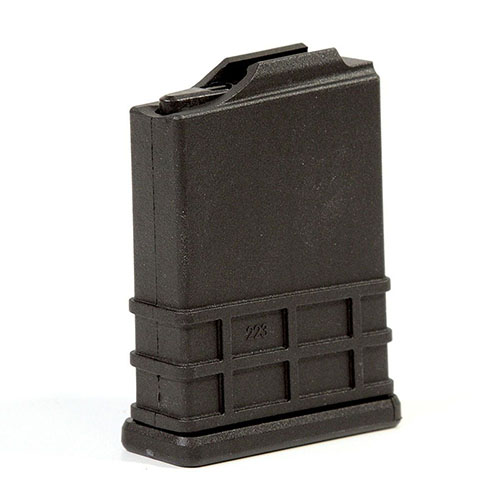 Descubre el cargador MDT Polymer de 10 rondas para .223 Rem, compatible con sistemas MDT y otros chasis M24, ideal para tus necesidades de tiro.