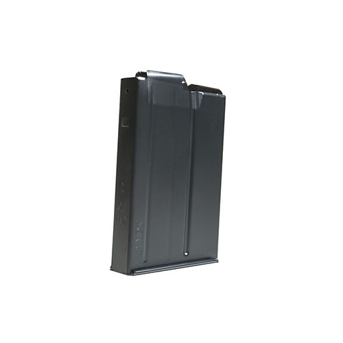 Los cargadores MDT Metal para acciones XM son de acero de alta resistencia, con acabado Cerakote Elite, ideales para calibres Standard y Magnum, capacidad de 10 balas.