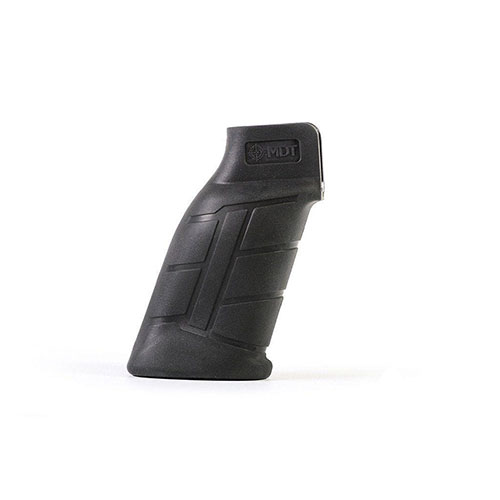 El MDT AR-15 Pistol Grip ofrece ergonomía superior, comodidad máxima y un agarre antideslizante, ideal para tiradores diestros y zurdos.