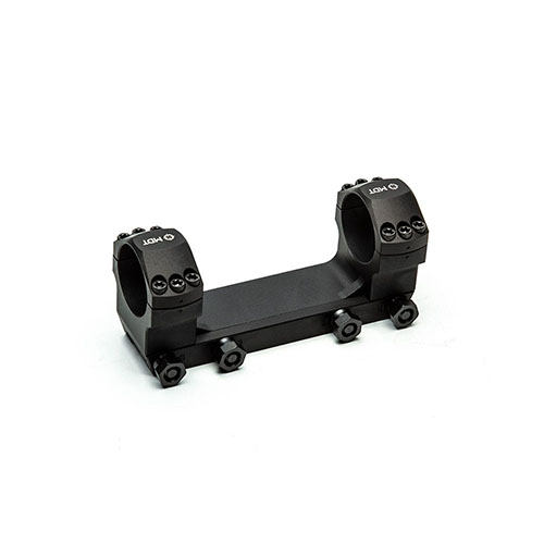 Consigue máxima rigidez y repetibilidad con el MDT One-Piece Mount, ideal para ópticas de rifle, con superficie amplia y capacidad de transferencia sin perder el zero.