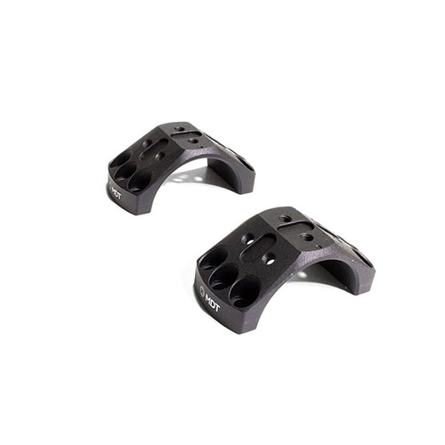Los MDT Accessory Ring Caps permiten añadir rails y placas RDS a tu montura de visor, compatibles con MDT One-Piece y MDT Elite. Montaje en 10:30, 12 y 1:30.
