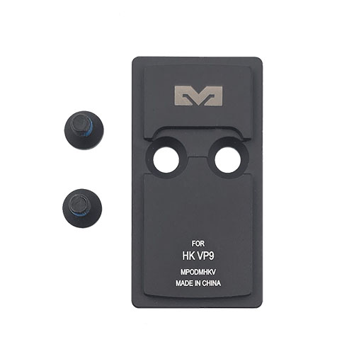 La MPO PRO-F Direct Mount Plate de MEPROLIGHT permite una instalación sencilla de miras en tu HK VP9, mejorando la precisión y rapidez en el tiro.