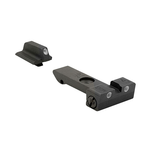 Mejora tu puntería con el MEPRO TRU-DOT, un visor trasero ajustable ideal para Ruger GP100, Red Hawk y Super Red Hawk-G, ¡precisión garantizada!
