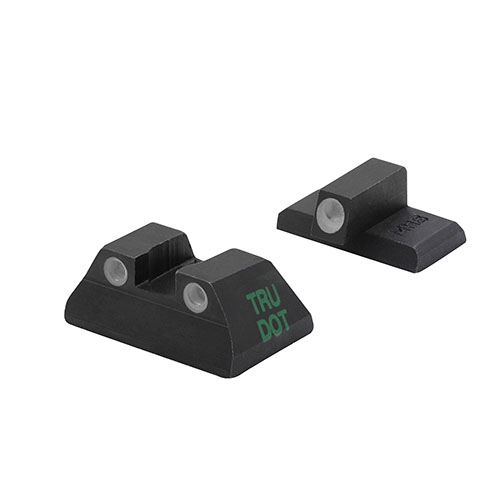 Meprolight Tru-Dot® mejora tu puntería en condiciones de poca luz con puntos tritium visibles, aumentando la eficiencia de impacto en más del 85%.
