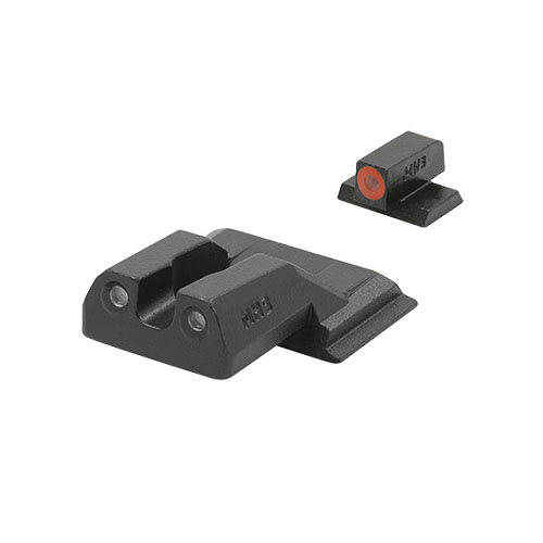 Descubre los miras HYPER BRIGHT™ de MEPROLIGHT: visibilidad extrema en cualquier luz, sin pilas y con durabilidad superior para un rendimiento confiable.