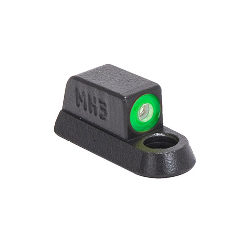 Los miras HYPER BRIGHT de MEPROLIGHT ofrecen visibilidad excepcional en cualquier luz, son siempre activos, sin mantenimiento y extremadamente duraderos.