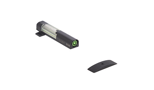 El Mepro FT Bullseye™ es un visor intuitivo y rápido, con tritio y fibra óptica, ideal para cualquier condición de luz y resistente al retroceso.