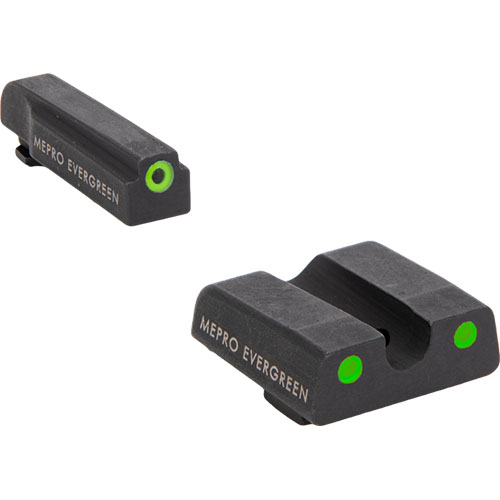 El Mepro Evergreen™ ofrece una mira iluminada LED súper brillante, mejorando la precisión tanto de día como de noche, con 5 años de uso confiable.