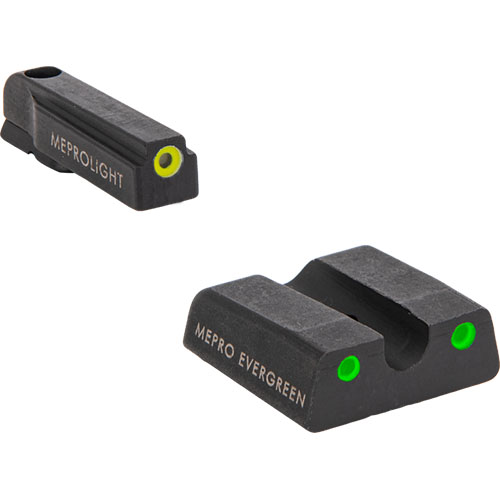 El Mepro Evergreen™ ofrece una mira iluminada LED ultra brillante, perfecta para aumentar tu precisión tanto de día como de noche, ¡con 5 años de operación confiable!