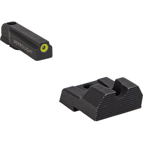 El Mepro Evergreen™ ofrece una mira iluminada LED super brillante, ideal para el día y la noche, aumentando tu precisión al apuntar.