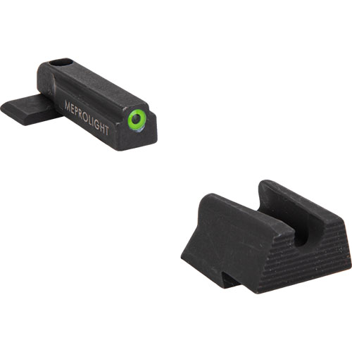 El Mepro Evergreen™ ofrece una mira iluminada LED brillante, perfecta para el día y la noche, aumentando tu precisión en un 5 años de uso confiable.