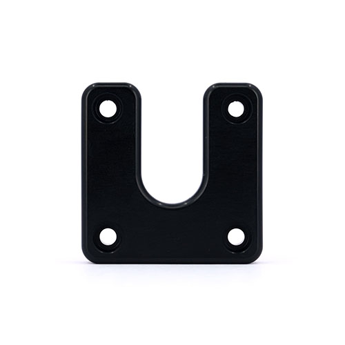 La U-Plate Arca es versátil, compatible con Clamp Lock y Grip-On, se monta en 4 direcciones y se asegura con 4 tornillos para máxima estabilidad.