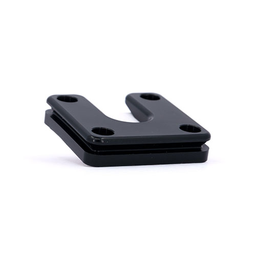 El U-Plate Arca de OBI SYSTEMS ofrece versatilidad con tiras de montaje Arca en los cuatro lados, compatible con Clamp Lock y Grip-On para máxima adaptabilidad.
