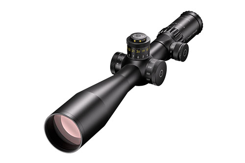Descubre el visor 5–25x56 PM II de SCHMIDT U. BENDER, ideal para precisión a largas distancias con su ajuste de 1cm ccw y óptica de alta calidad.